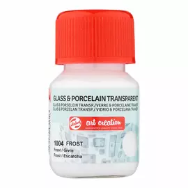 Краска для стекла и керамики "Art Creation" прозрачная 30 мл, морозный