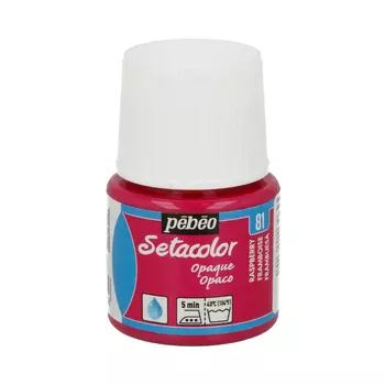 Краска для темных и светлых тканей Pebeo "Setacolor Opaque" 45 мл малиновый