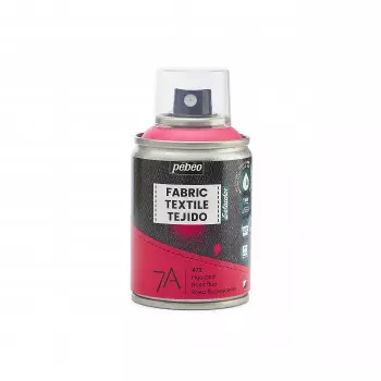 Краска для текстиля Pebeo "7А Spray" в аэрозоли, 100 мл, флуоресцентный розовый