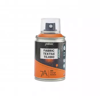 Краска для текстиля Pebeo "7А Spray" в аэрозоли, 100 мл, оранжевый