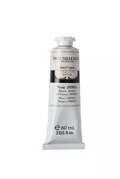 Краска офортная Lefranc&amp;Bourgeois 60 мл черный мягкий