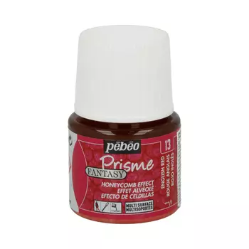 Краска Pebeo "Fantasy Prisme" Калейдоскоп 45 мл с фактурным эффектом Английский красный