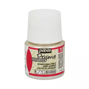 Краска Pebeo "Fantasy Prisme" Калейдоскоп 45 мл с фактурным эффектом Белая ракушка