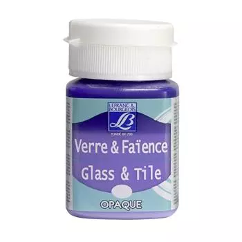 Краска по стеклу и керамике "Glass&amp;Tile" обжиг 50 мл непрозрачная Лаванда №640