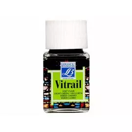 Краска по стеклу Lefranc&amp;Bourgeois "Vitrail" 50 мл Светло-зеленый №556