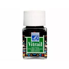 Краска по стеклу Lefranc&amp;Bourgeois "Vitrail" 50 мл Зеленый №534