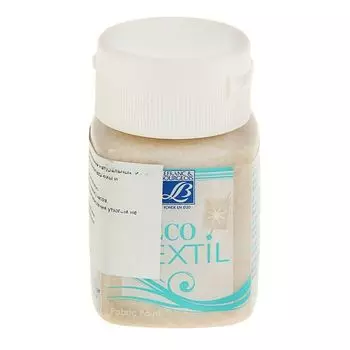 Краска по ткани Lefranc&amp;Bourgeois "Deco Textile" 50 мл Золото с глиттером