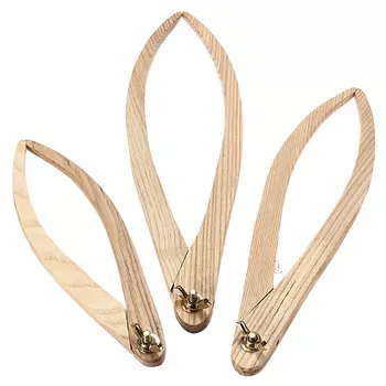 Кронциркуль для измерения диаметра, деревянный, длина 20 см