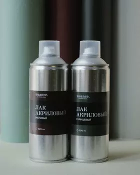 Лак акриловый матовый, быстросохнущий nuance. в аэрозоли, 520 мл.