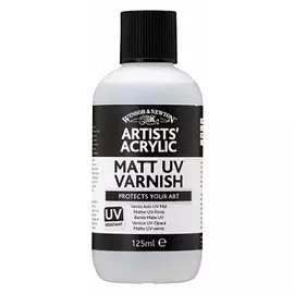 Лак для акриловых красок с UV фильтром Winsor&amp;Newton 125 мл матовый