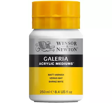 Лак для акриловых красок Winsor&amp;Newton "Galeria" 250 мл матовый