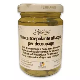 Лак кракелюрный на водной основе Ferrario "Esprimo" 150 мл