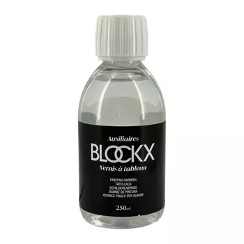 Лак покрывной глянцевый для живописи Blockx 250 мл
