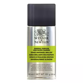 Лак защитный универсальный Winsor&amp;Newton 150 мл высокоглянцевый, в аэрозоли