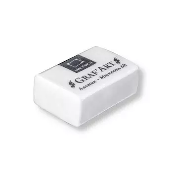 Ластик экстра мягкий 6В Малевичъ, белый