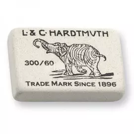 Ластик KOH-I-NOOR "Elephant" прямоугольный мягкий из каучука 30*20*6 мм