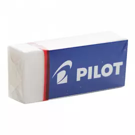 Ластик Pilot каучук 42х18х11 мм в кар.держателе белый