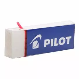 Ластик Pilot каучук 61х22х12 мм в кар.держателе белый