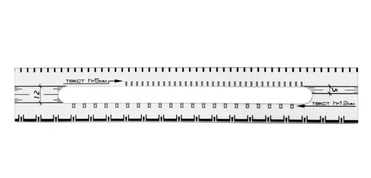 Линейка Архитектурная PROLine 30 см