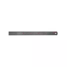 Линейка металлическая 50 см Зубр непрерывная шкала 1/2мм/1мм толщина 0,7мм