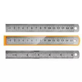 Линейка металлическая Attache 15 см