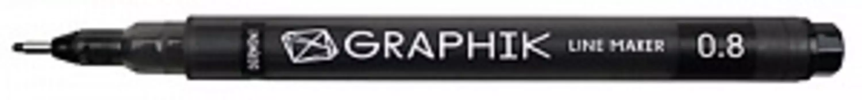 Линер Derwent "LINE MAKER" 0,8 мм черный