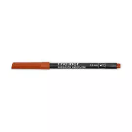 Линер Koh-I-Noor "Fineliner" 0,3 мм, охра темная