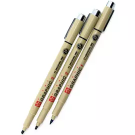 Линер-маркер для подписи Sakura "PIGMA GRAPHIC", все размеры