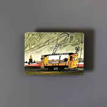 Магнит "Памятник Крузенштерну" 50х70 мм