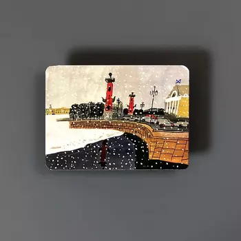 Магнит "Ростральные колонны" 50х70 мм