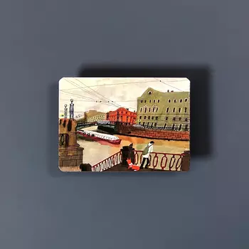 Магнит "Вознесенский мост" 50х70 мм