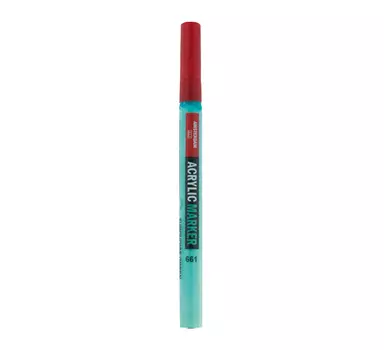 Маркер акриловый "Amsterdam" S 2 мм Зеленый бирюзовый