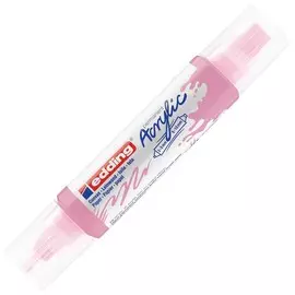 Маркер акриловый, двухсторонний, 3D Edding "5400" 2-3 мм, и 5-10 мм, Стильный лиловый