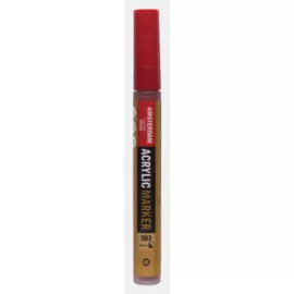 Маркер акриловый Talens "Amsterdam" 4 мм №803 Золотой тёмный