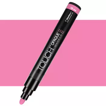 Маркер акриловый TOUCH "Opaque" наконечник средний, цвет розовый