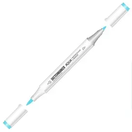 Маркер акварельный двусторонний SKETCHMARKER "Aqua Pro" Цвет морской волны