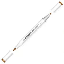 Маркер акварельный двусторонний SKETCHMARKER "Aqua Pro" Коричнево-бежевый