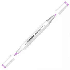 Маркер акварельный двусторонний SKETCHMARKER "Aqua Pro" Розовато-лиловый