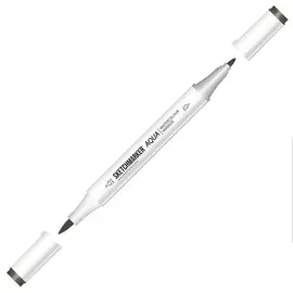 Маркер акварельный двусторонний SKETCHMARKER "Aqua Pro" Зеленый прозрачный