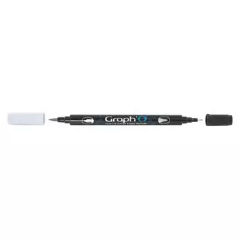 Маркер акварельный GRAPH'O двусторонний цв. 9103 Серый холодный 3