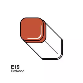 Маркер COPIC E19 (красное дерево, redwood)