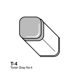 Маркер COPIC T4 (тонер серый, toner gray) (оттенок №4)