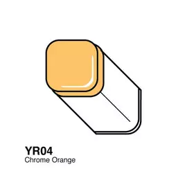 Маркер COPIC YR04 (хром оранжевый, chrome orange)