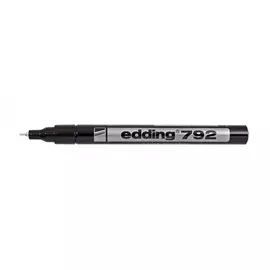 Маркер декоративный Edding "792" с лакирующим эффектом, 0,8 мм с круглым наконечником, черный