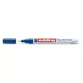 Маркер декоративный лаковый Edding "780" 0,8 мм с круглым наконечником, синий
