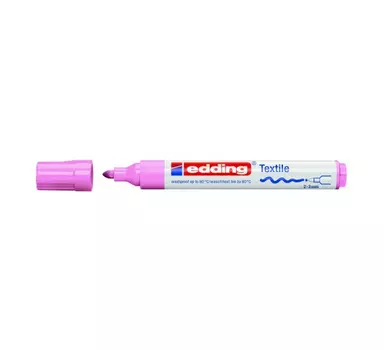 Маркер для текстиля Edding "4500" 2-3 мм розовый