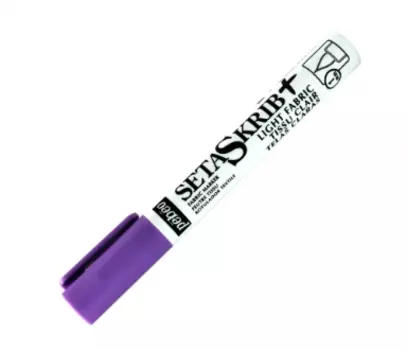 Маркер для ткани кисточный Pebeo "Setascrib" флуоресцентный Фиолетовый
