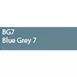 Маркер двухсторонний на спиртовой основе Graphmaster цв.BG7 Синий Серый 7