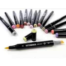 Маркер двухсторонний на спиртовой основе Sketchmarker Brush