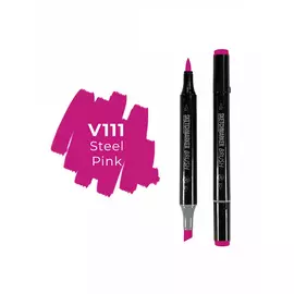 Маркер двухсторонний на спиртовой основе Sketchmarker Brush Цвет Розовая сталь